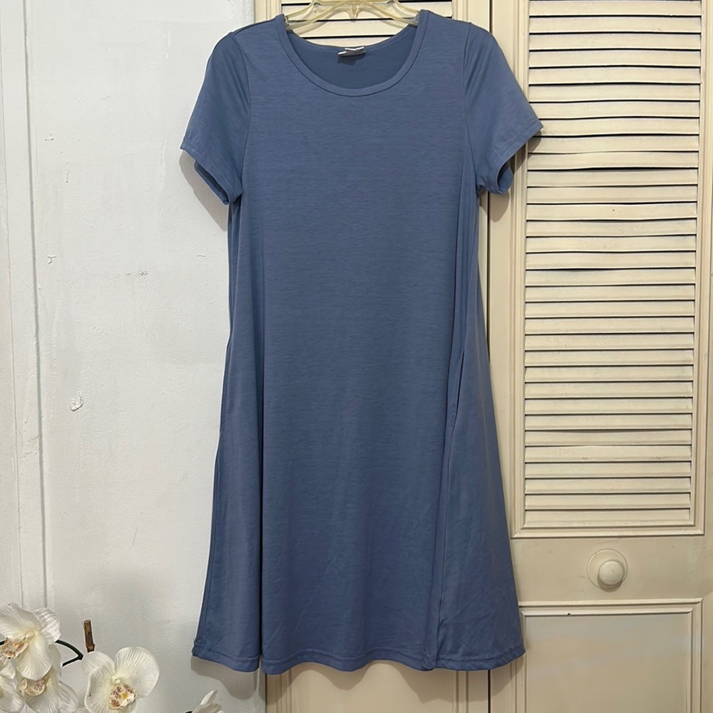 Blue dress